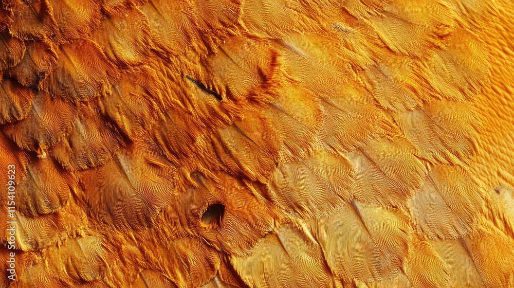 Aufkleber Textured ostrich skin pattern with warm hues creating an abstract background ideal for design and artistic projects.