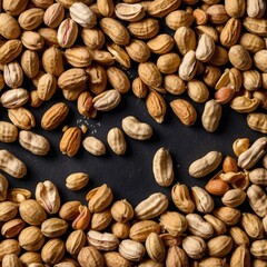 Obraz premium pile of almonds