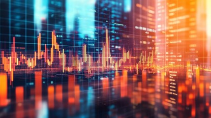 Abstract Financial Data Visualization