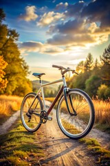 Fototapeta premium bicycle on the road