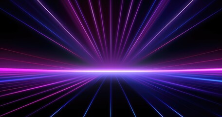 A vibrant display of colorful lines radiating from a central point, creating a dynamic effect.