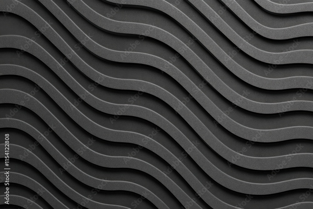 Aufkleber textured grey background with wavy lines for design and creative projects