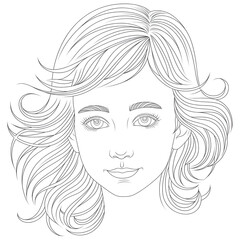 portrait of the girl