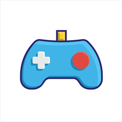game icon. joystick. Game controller. Game console. Game board icon. Video game controller. colored flat design style. Vector Illustration
