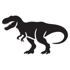Tyrannosaurus Rex Silhouette Illustration Vector Graphic © Creative Image  
