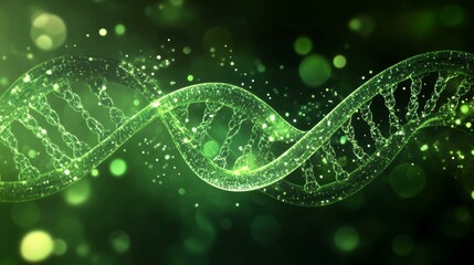 Abstract DNA Double Helix Illustration