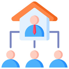 Organization Structure Icon