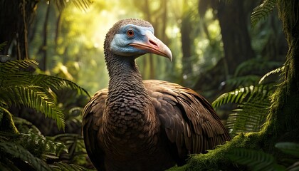 Fototapeta premium Majestic Bird of Paradise in Tropical Rainforest