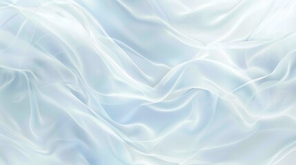 Obraz premium A soft, flowing fabric in light blue tones, creating a serene and delicate texture.