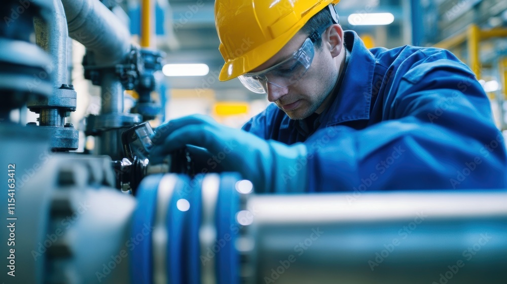Poster a closeup image of a resilient gasket being installed on a machine underscoring the significance of 