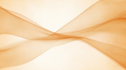 Abstract Soft Orange Waves on Light Background for Creative Use