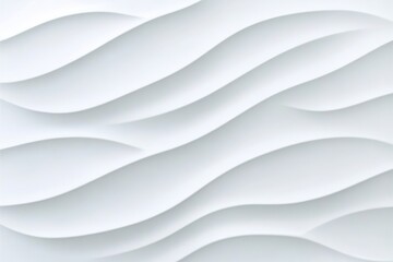 Obraz premium Soft Abstract Waves of White Texture Background for Creative Design Projects