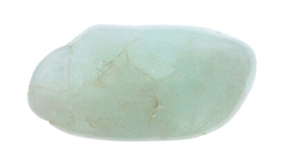 Beautiful mineral isolated on white. Natural gemstone