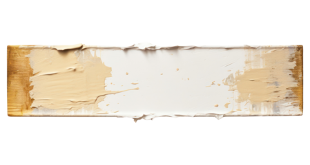 PNG Brush adhesive strip white wood