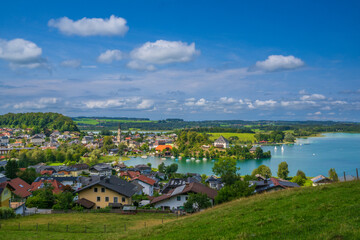The village of Mattsee in the State of Salzburg, Austria