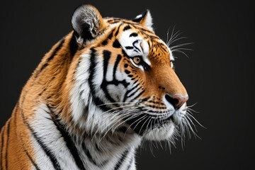 Obraz premium there is a tiger that is looking to the side