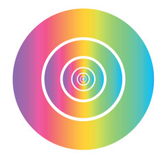 Circular colorful ring Art & Illustration