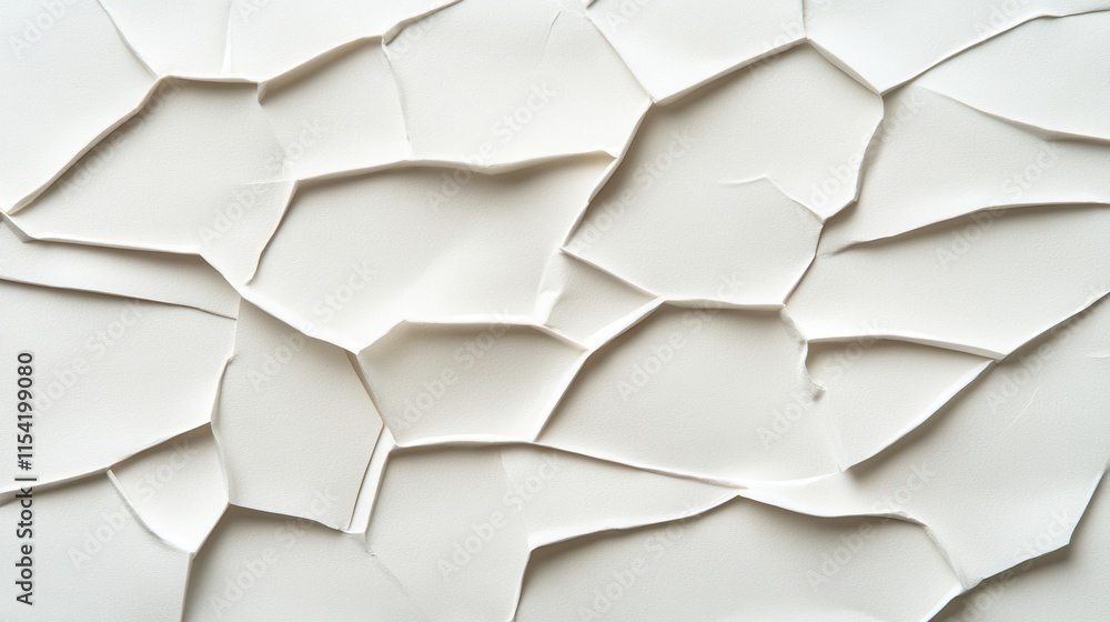 Poster textured white background with cracked surface and unique patterns