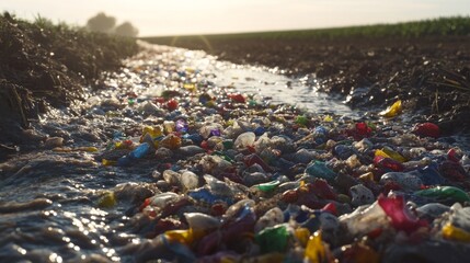 Pollution in Irrigation System at Farming Field
