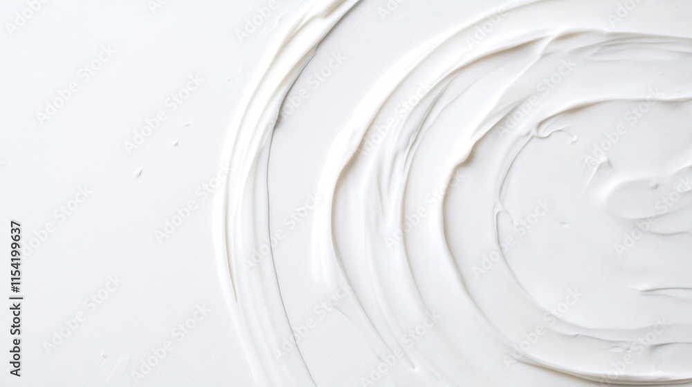 Poster smooth white texture with swirls ideal for background or abstract design
