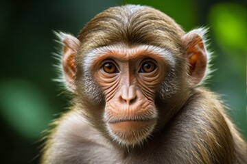 Obraz premium arafed monkey with a very long face and a very long tail