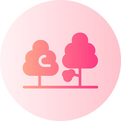 Garden  gradient icon