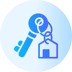 key gradient icon