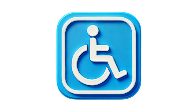 handicap parking sign