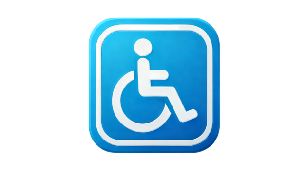 handicap parking sign