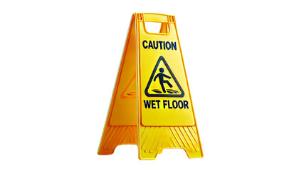 caution wet floor sign