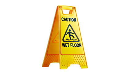 caution wet floor sign