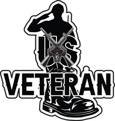 US Veteran t shirt Design with vector Graphic and illustration