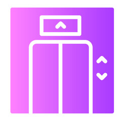 Elevator  gradient icon