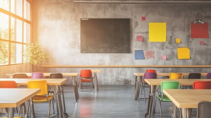 Bright and Modern Workshop Space for Learning Activities