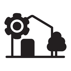 solar glyph icon