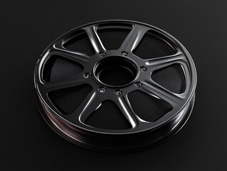 Obraz premium Close-up of car wheel