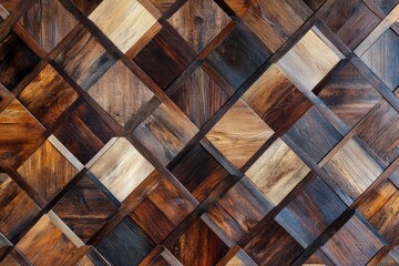 Wooden Wall Close Up