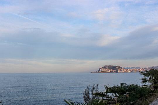 view of the sea from the beach