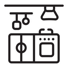 Kitchen  line icon