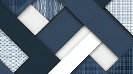 Abstract Blue and White Geometric Background Illustration