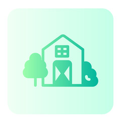 Fototapeta premium Farm gradient icon