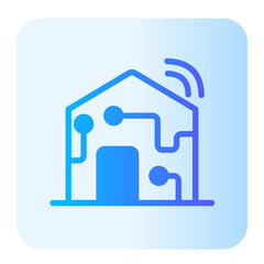 Smarthouse gradient icon