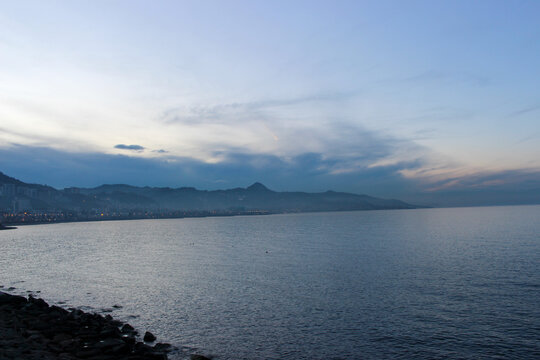 sea in mountains