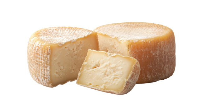 Cheese isolated on white transparent background