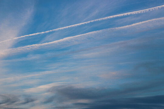 airplane in the sky