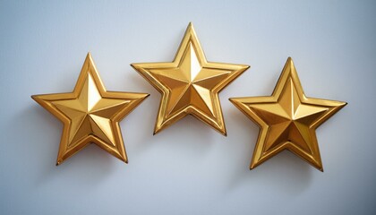 Obraz premium 3d golden star