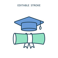 This icon symbolizes special education and inclusive programs for students with special needs, highlighting the importance of school accessibility and the support required for these students