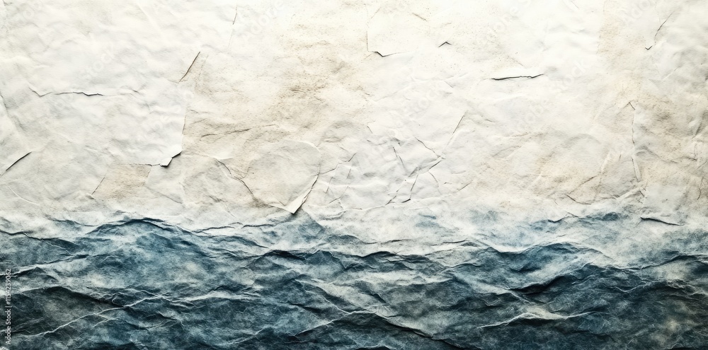 Poster crumpled paper texture with a gradient color effect