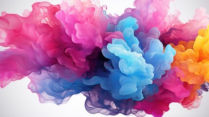 Obraz premium Vibrant Hues: An Abstract Symphony of Color