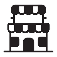 Shop glyph icon